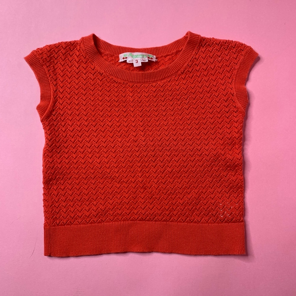 Red Bonpoint Vest 3T